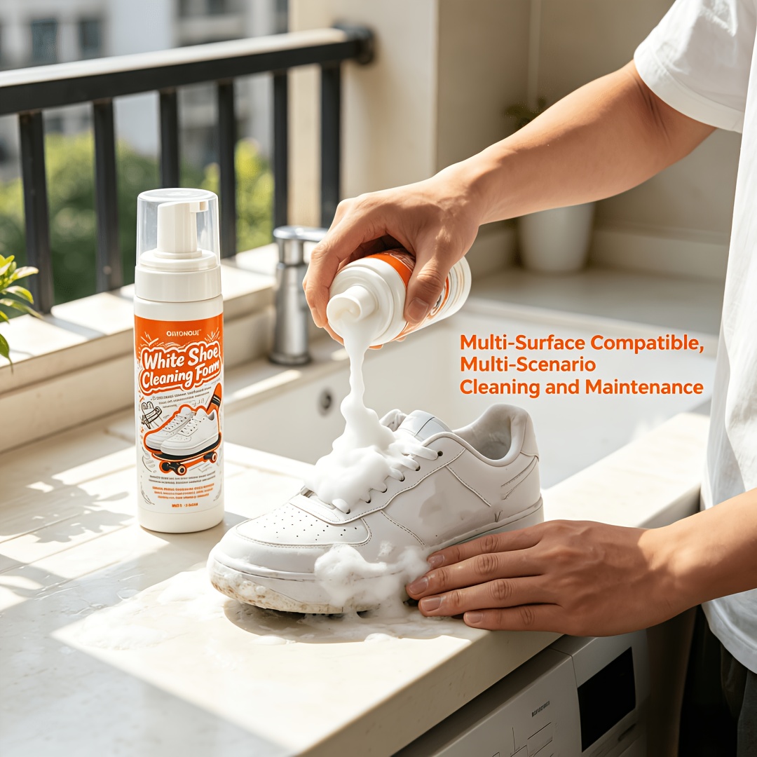 Portable No Rinse White Shoe C - Sneaker Leather Care 评论和价格