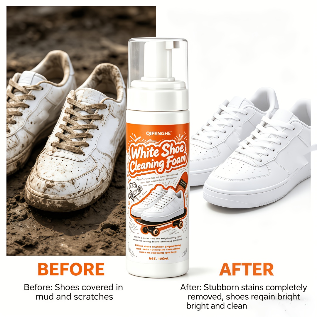 Portable No Rinse White Shoe C - Sneaker Leather Care 评论和价格