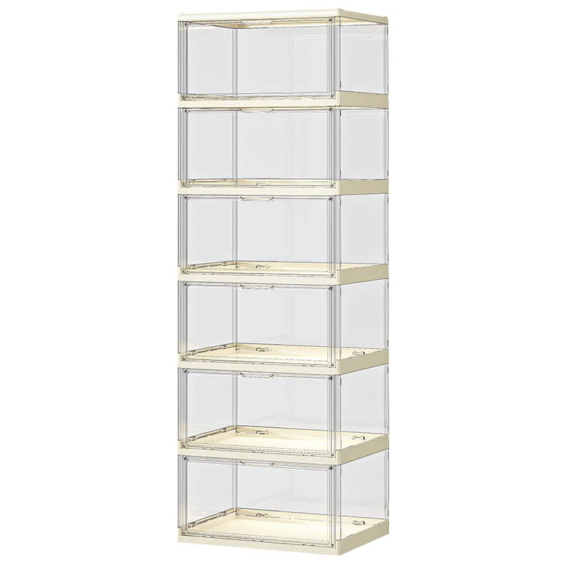 Transparent Acrylic Folding Sh - Shoe Box Display 评论和价格