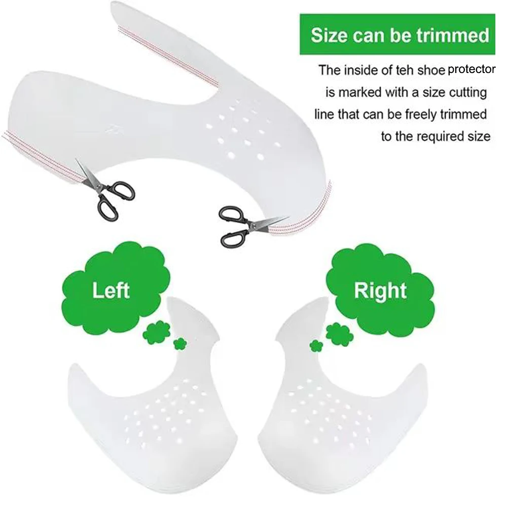 5pairs Crease Protector Shoe H - Crease Protector Toe 评论和价格