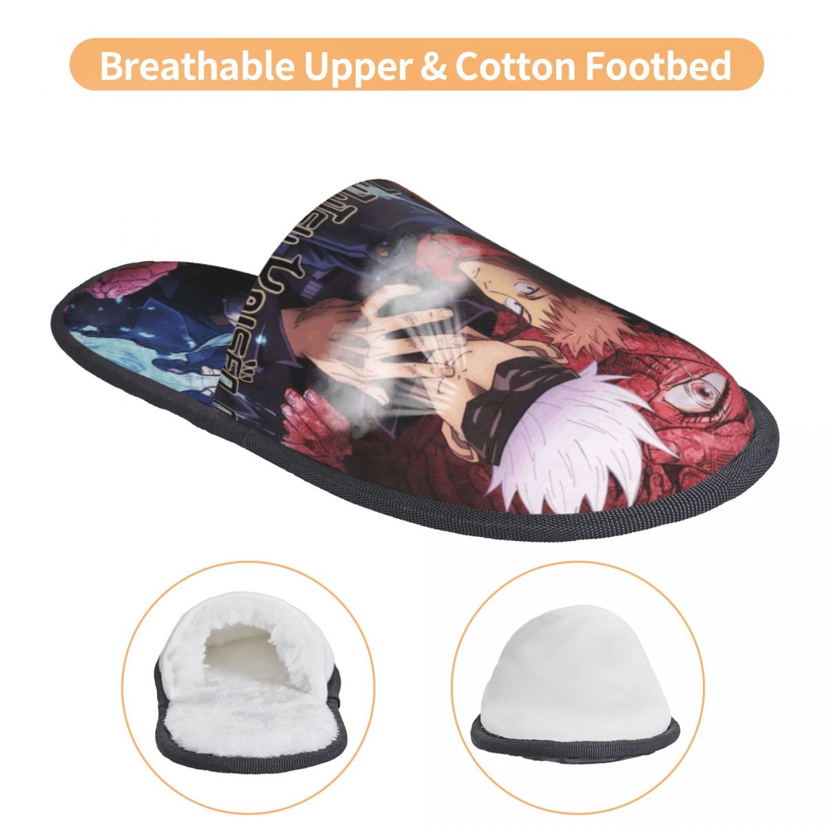 Jujutsus Kaisens Indoor Slippe - Insole Memory Foam 评论和价格