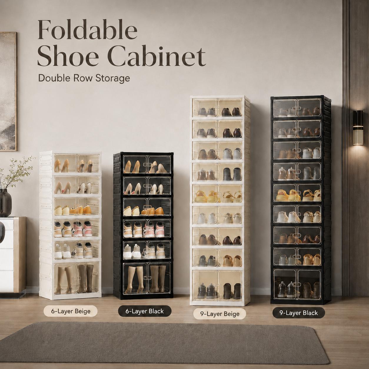 Installation-Free Foldable Sho - Shoe Box Display 评论和价格
