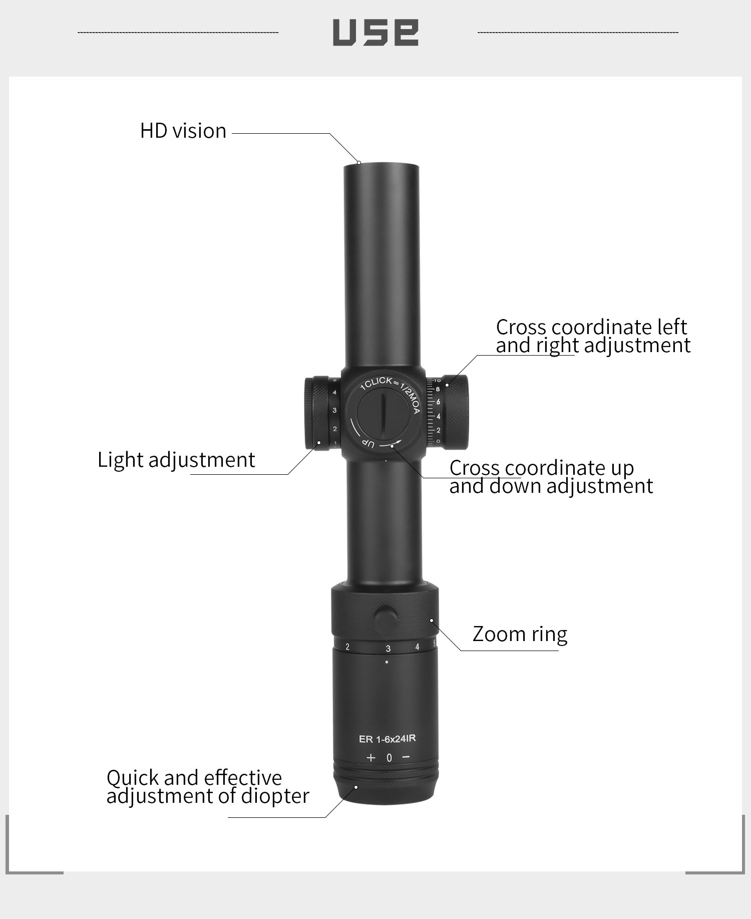 T-EAGLE ER1-6x24 quick sight w - Sneakers Er 评论和价格