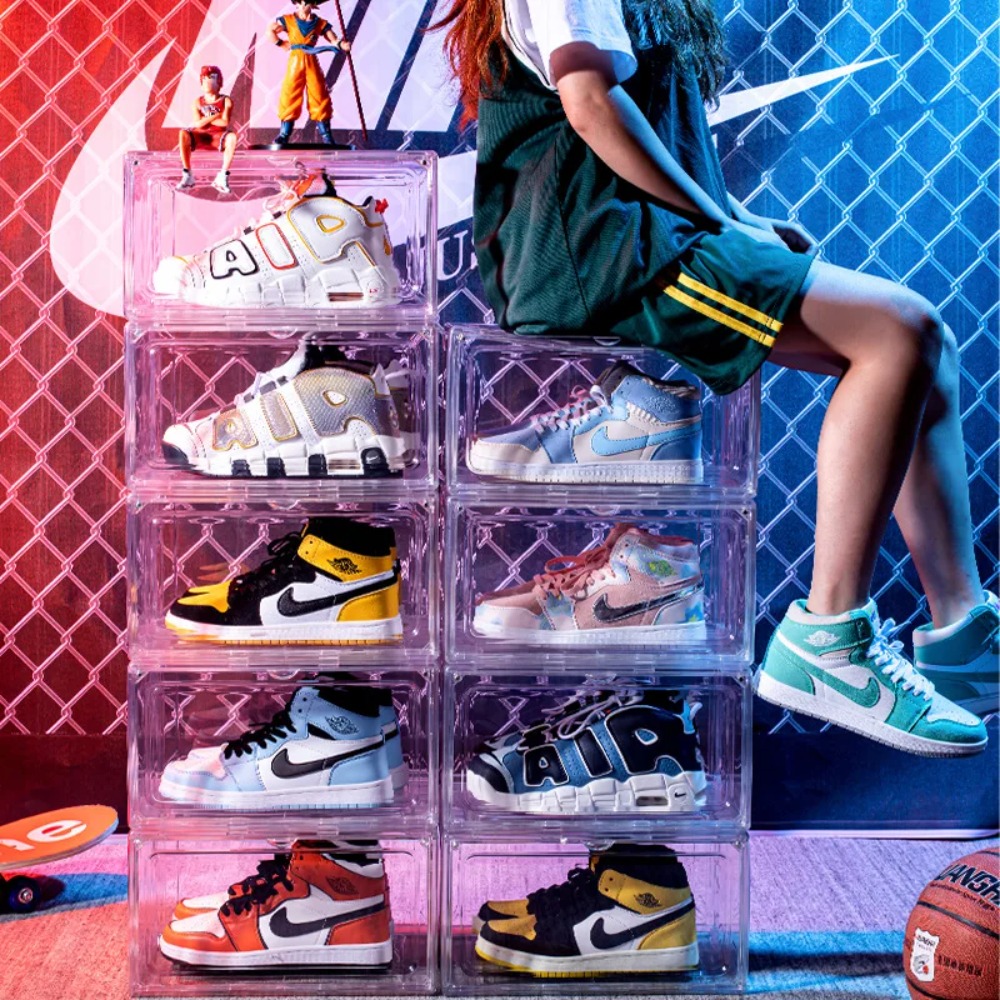 Thickened Transparent Storage  - Shoe Box Display 评论和价格