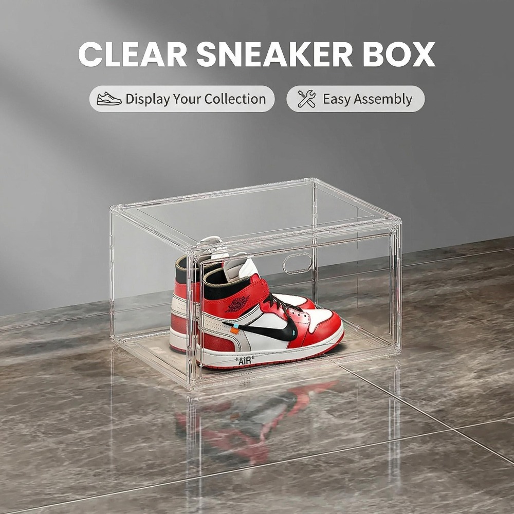 Thickened Transparent Storage  - Shoe Box Display 评论和价格