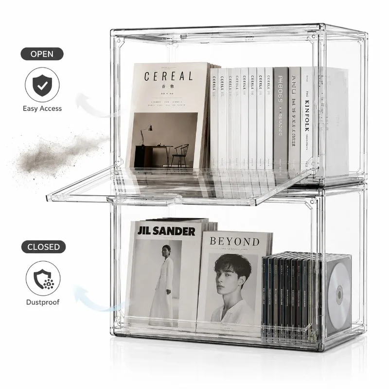 Transparent Storage Box Organi - Shoe Box Display 评论和价格