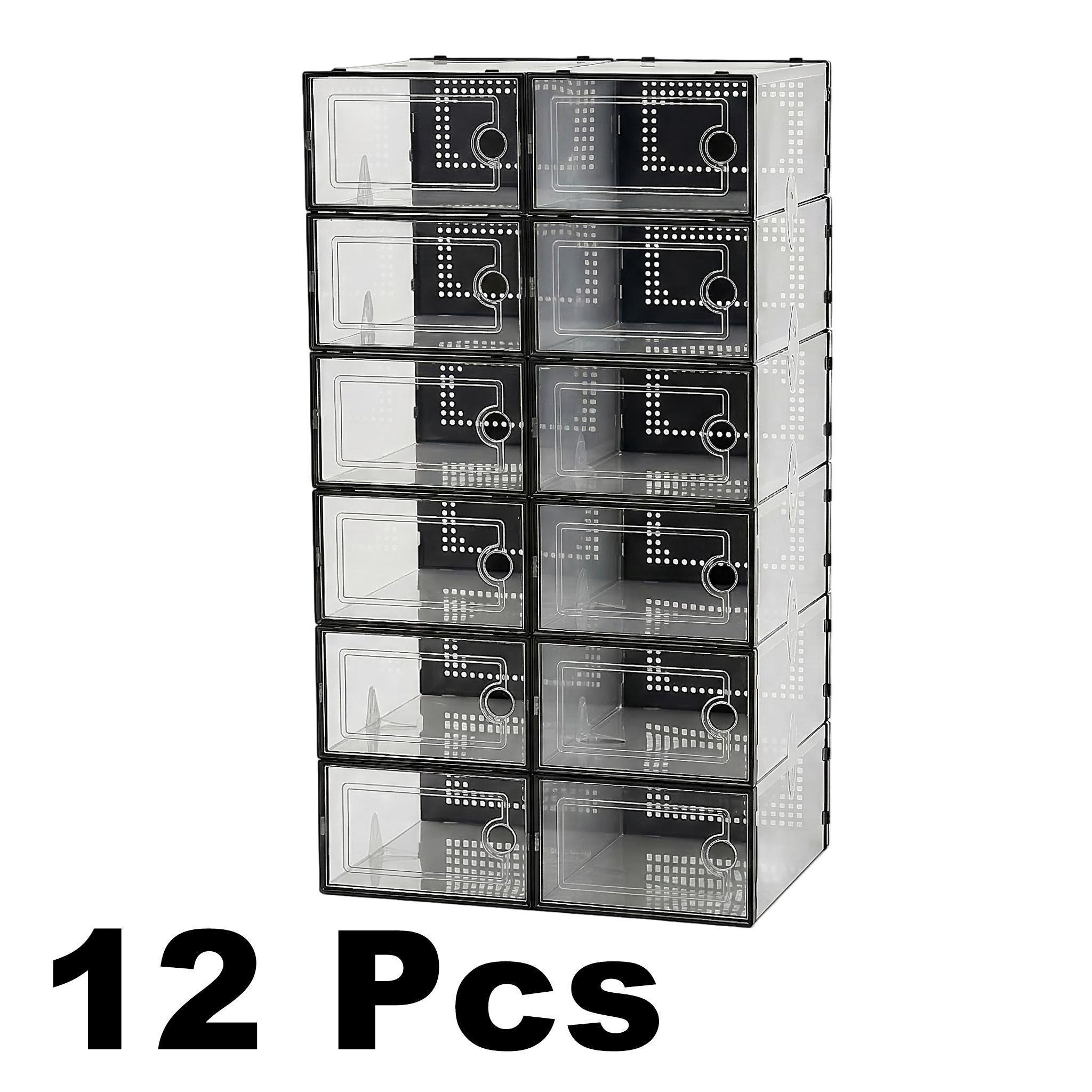 12/24/36 Pcs Extra Large Clear - Shoe Box Display 评论和价格
