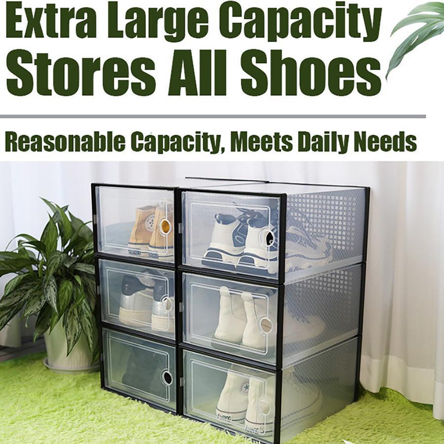 12/24/36 Pcs Extra Large Clear - Shoe Box Display 评论和价格