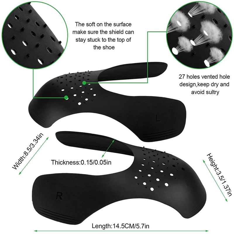 4Pcs Crease Protector Shoe Hea - Crease Protector Toe 评论和价格