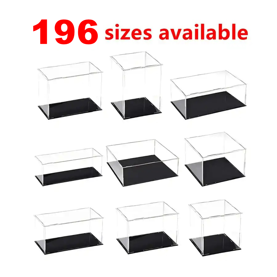 1pc Clear Self-Assembled Acryl - Shoe Box Display 评论和价格